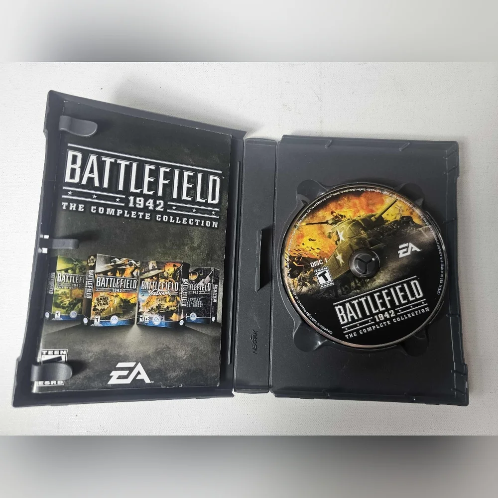 Battlefield 1942 The Complete Collection PC CD-ROM 8-Disc Set Manual Complete